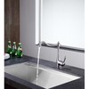 Anzzi Patriarch Single Handle Standard Kitchen Faucet in Brushed Nickel KF-AZ198BN